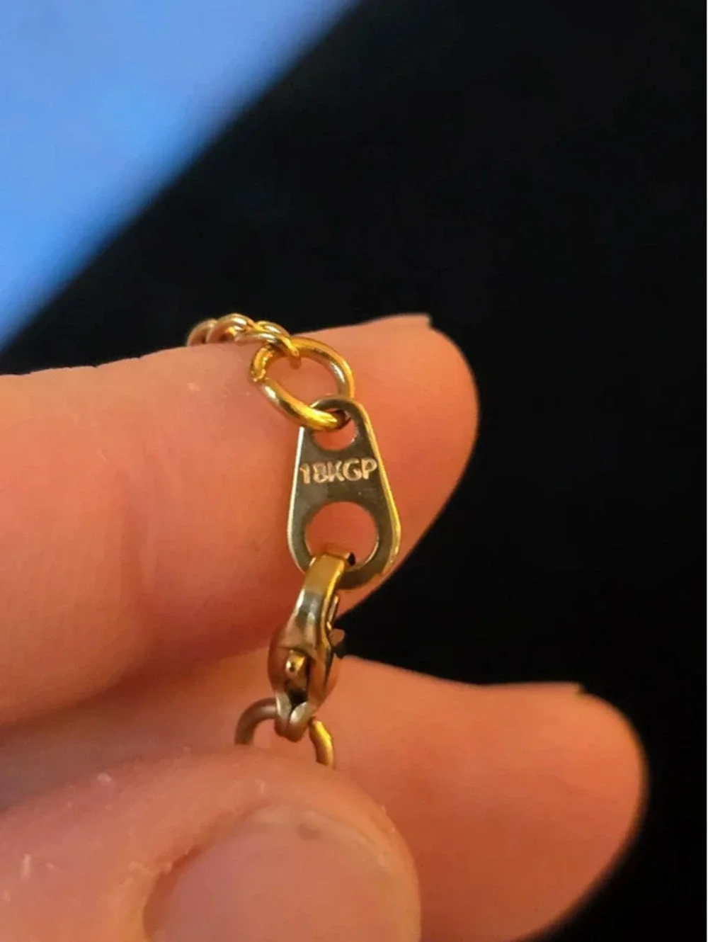 18k Gold Filled Chain Extends 22